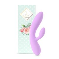 Feelztoys - Lea Vibrator Soft Siliconen + USB-oplaadbaar Paars