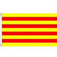 Vlag Catalonie 90 x 150 cm - thumbnail