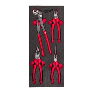 Milwaukee Foam inlay tangenset | 4-delig - 4932493631
