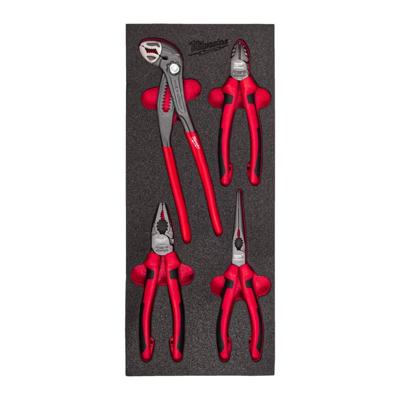 Milwaukee Foam inlay tangenset | 4-delig - 4932493631