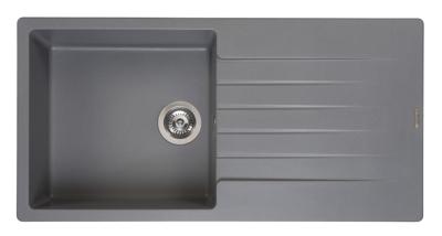 Reginox Harlem 10 grey silvery spoelbak