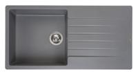 Reginox Harlem 10 grey silvery spoelbak