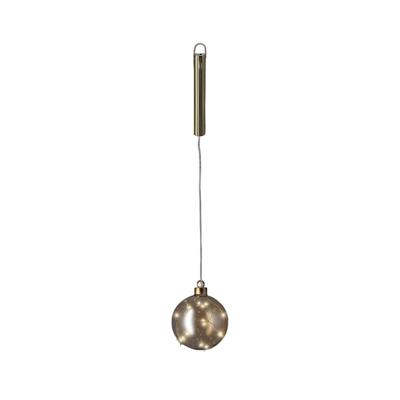 Kerstbal Lumineo Gouden Kristal Om op te hangen MicroLED