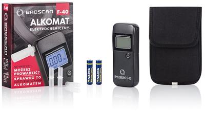 BACscan F-40 alcohol tester 0 - 4 procent Grijs