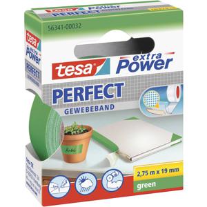 tesa PERFECT 56341-00032-03 Textieltape tesa extra Power Groen (l x b) 2.75 m x 19 mm 1 stuk(s)