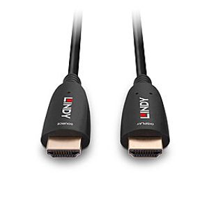 LINDY 38510 HDMI-kabel HDMI Aansluitkabel HDMI-A-stekker 10.00 m Zwart 8K UHD