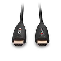 LINDY 38511 HDMI-kabel HDMI Aansluitkabel HDMI-A-stekker 15.00 m Zwart 8K UHD - thumbnail