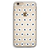 Eyes pattern: iPhone 6 Plus / 6S Plus Transparant Hoesje
