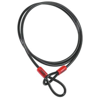 Abus cobra 10/200 - kabelslot, 2m, zwart