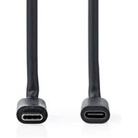 Nedis CCGL64010BK10 USB-kabel 1 m USB 3.2 Gen 1 (3.1 Gen 1) USB C Zwart Nedis CCGL64010BK10 USB-kabel 1 m USB 3.2 Gen 1 (3.1 Gen 1) USB C Zwart