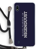 Blijve plakken in Negenduust: Samsung Galaxy A10 Transparant Hoesje met koord