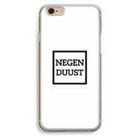 Negenduust vierkant: iPhone 6 / 6S Transparant Hoesje