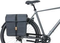 Dubbele fietstas Basil Urban Dry 50 liter 36 x 17 x 42 cm - charcoal melee