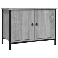 The Living Store TV-meubel s - TV-meubel - 60 x 35 x 45 cm - Grijs Sonoma Eiken - thumbnail