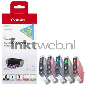 Canon 0620B027 inktcartridge 5 stuk(s) Origineel Foto cyaan, Foto magenta