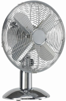 HQ kn-mtf12 tafelventilator 30cm 35w chroom zilver