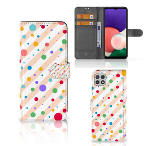 Samsung Galaxy A22 5G Telefoon Hoesje Dots