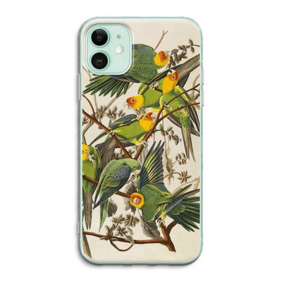 Carolinaparkiet: iPhone 11 Transparant Hoesje