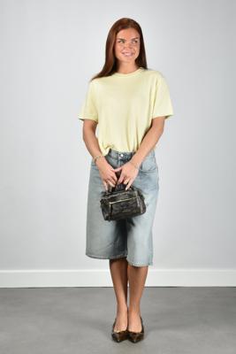 Haikure jeans short New Becky HEW03350DF106L0891 authentic wash