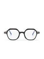 TOM FORD Eyewear lunettes de vue à monture hexagonale - Noir - thumbnail