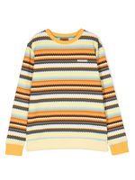 Missoni Kids pull en maille à rayures - Jaune - thumbnail