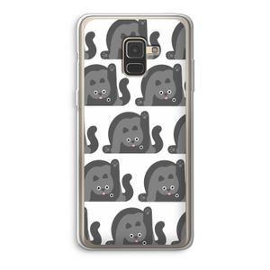 Cats: Samsung Galaxy A8 (2018) Transparant Hoesje