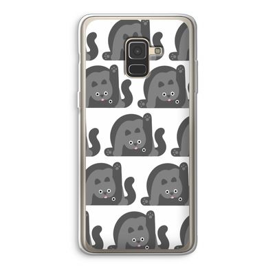 Cats: Samsung Galaxy A8 (2018) Transparant Hoesje