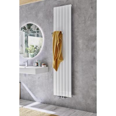 Design Radiator HSK Alto | 61.6x200 cm | CV radiator | Zij- en Midden aansluiting | 1366 watt | Wit