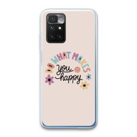 Happy days: Xiaomi Redmi 10 Transparant Hoesje