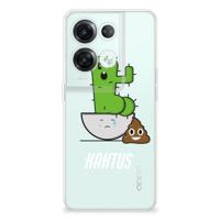 OPPO Reno8 Pro Telefoonhoesje met Naam Cactus Poo