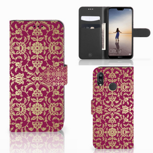 Wallet Case Huawei P20 Lite Barok Pink