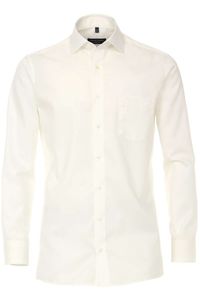 Casa Moda Comfort Fit Overhemd ML7 (72CM+) wit/beige