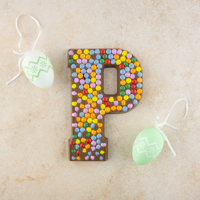 Chocolade paasletter melk / smarties (210 gram)