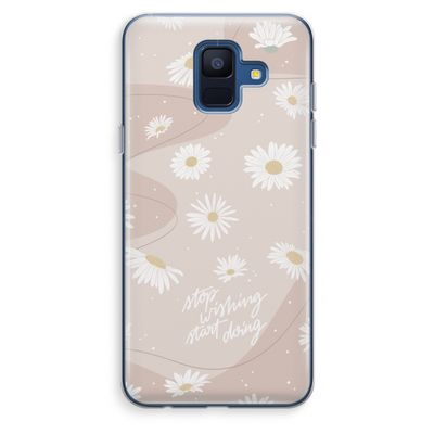 Daydreaming becomes reality: Samsung Galaxy A6 (2018) Transparant Hoesje