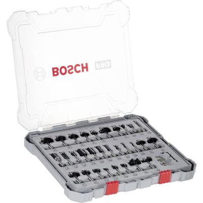 Freesset, 8 mm schacht, 30-delig Bosch Accessories 2607017475