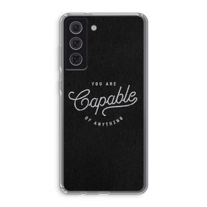 Capable: Samsung Galaxy S21 FE Transparant Hoesje