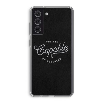 Capable: Samsung Galaxy S21 FE Transparant Hoesje