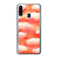 Lichte Wolken: Samsung Galaxy A20s Transparant Hoesje
