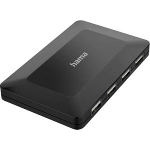 Hama USB 2.0-hub 4 poorten Zwart