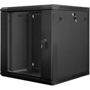 Lanberg WF01-6612-10B rack 12U Wandrek Zwart
