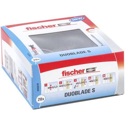 Fischer 545678 DUOBLADE S LD Gipsplaatplug 44 mm 20 stuk(s)