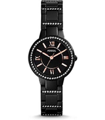 Horlogeband Fossil ES3610 Roestvrij staal (RVS) Zwart 14mm