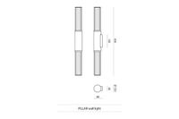 JSPR - Pillar wandlamp