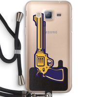 Pew Pew Pew: Samsung Galaxy J3 (2016) Transparant Hoesje met koord