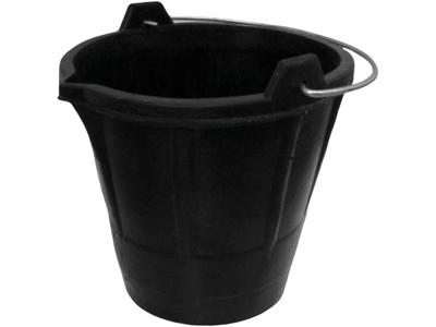Taliaplast bouwemmer met tuit 12 l rubber - Velleman
