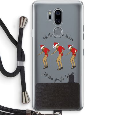 Jingle Ladies: LG G7 Thinq Transparant Hoesje met koord