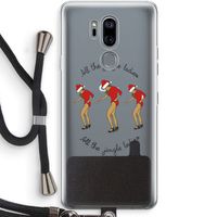 Jingle Ladies: LG G7 Thinq Transparant Hoesje met koord