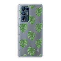Monstera leaves: Oppo Find X3 Neo Transparant Hoesje