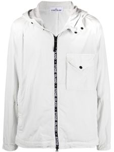 Stone Island veste zippée à capuche - Gris