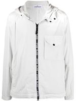 Stone Island veste zippée à capuche - Gris